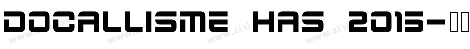Docallisme HAS 2015字体转换